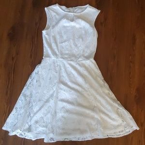White lace dress